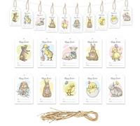 Pasqua Garland, Banner di Pasqua,10 pezzi Pasqua Tag primavera Banner Party decorazioni | Bunny Garland, Primavera Party Forniture per tavoli da dessert, finestra, Ringraziamento, Natale