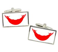 Pasqua Island Isla De Pascua Rapa Nui Bandiera Gemelli IN Cromata Scatola Regalo