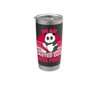 Pasqua Panda Bunny Egg Happy Easter Divertente Baby Panda Bear Bicchiere termico in acciaio inox doppia parete