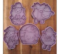 Pasqua - Pecorelle - Formine - Cookie Cutter - Taglia biscotti Pasta di zucchero