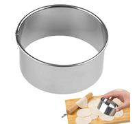 Pasqua rotonda, taglierina rotonda - Coppe per gnocchi in acciaio inox, riutilizzabile, forniture per artigianato alimentare per torta e fondente