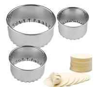 Pasqua rotonda taglierina rotonda in acciaio inox tazze per gnocchi forniture artigianali alimentari professionali, tampone di pasta riutilizzabile per la cura della casa