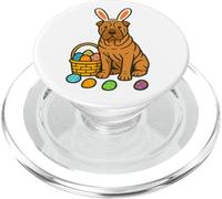 Pasqua Shar Pei Cane Carino Coniglio Orecchie PopSockets PopGrip per MagSafe