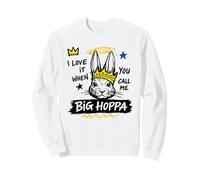 Pasqua | When You Call Me Big HOPPA Funny Bunny Easter Felpa