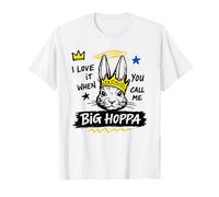 Pasqua | When You Call Me Big HOPPA Funny Bunny Easter Maglietta