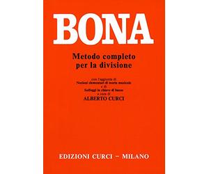 PASQUALE BONA - METODO COMPLETO PER LA DIVISIONE - CURCI - TEORIA E SOLFEGGIO