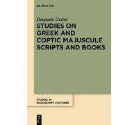 Pasquale Orsini Studies on Greek and Coptic Majuscule Scripts (Copertina rigida)