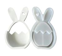 pasquale,Strumenti di creazione riutilizzabili e flessibili Coniglio - Stampaggi Pasqua Produzione ,per Epoxy Gesso Decorazioni Primavere Casa Artigianato