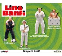 Pasquale Zagaria LINO BANFI SET COMPLETO 4 Figure Cinemini Infinite Statue