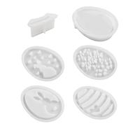 pasquali, 6 per lampada a forma di coniglio, per uova di Pasqua, cioccolato, per casa, primavera, lanterna, gesso, cemento, cemento, artigianato, decorazione per la casa e le