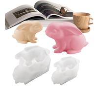 pasquali | Anti-aderente e facile sformato, per candele a forma di coniglio - Per il, cemento, argilla, sapone, candeliere, gesso, decorazione da tavolo