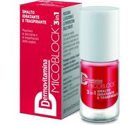 Pasquali PASQUALI Dermovitamina Micoblock 3 In 1 Onicomicosi - Smalto Idratante E Traspirante - Rosso
