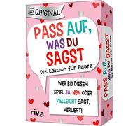 Pass auf, was du sagst - Die Edition für Paare: Wer bei diesem Spiel 'Ja', 'Nein' oder 'Vielleicht' sagt, verliert! | Das Original. Das perfekte Geschenk für Valentinstag, Hochzeit