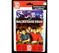 Pass Backstage 1D One Direction Con Lanyard