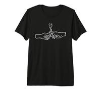 Pass The Joint Shirt Weed Smoker Hand Stoner Marijuana Gift Maglietta Premium