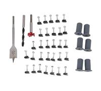 Pass via cavo a parete esterno completo, kit di gestione dei cavi con annaterie a parete in silicone clip attraverso il kit di routing per cablaggio protetto pulito nelle case e (Nero) (Grigio)