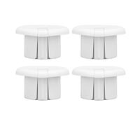 Pass via cavo attraverso anelli di ginnastica maniche a parete ABS durevoli per router Ethernet e cavi di sostituzione V2 satellitare 1 pollice 4pcs set (Bianco)
