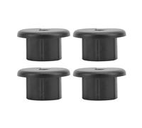 Pass via cavo attraverso anelli di ginnastica maniche a parete ABS durevoli per router Ethernet e cavi di sostituzione V2 satellitare 1 pollice 4pcs set (Nero)