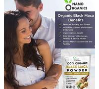 Passa il mouse per ingrandire Black MACA ROOT POWDER Organic, migliora la dis...