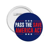 Passa la spilla del Save America Act Passa la spilla del Save America Act per la maglietta