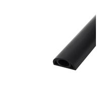 Passacavi da pavimento Coperture spegni-fessura for cavi Protezione for for organizer for for di alimentazione for condotti cablaggio estensione Copertura for da pavimento(Black)