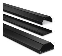 Hama 220987 Canalina passacavi Alluminio Nero rigido (L x L x A) 1100 x 50 x 26
