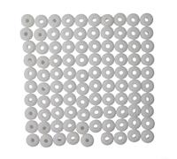 Passacavi in gomma elastica per pali in metallo da 1/8 e 5/32, per recinzioni esterne, resistenti alle intemperie (100 pezzi)