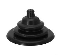 Passacavi in gomma marina a cono per controllo dello sterzo, cappello da strega, diametro 105 mm, copertura di protezione flessibile per paratie della barca, nero o bianco (nero)