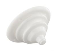Passacavi in gomma marina a cono per controllo dello sterzo, cappello da strega, diametro 105 mm, copertura di protezione flessibile per paratie e barche, colore bianco o nero