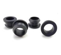Passacavi in gomma siliconica da 5 pezzi - Inserti a scatto for fori passanti for la protezione dei cavi - da 4,5 mm a 50,6 mm - Anelli di tenuta neri(34.6mm(e 28.5mm))