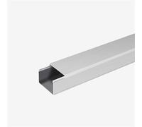 Passacavi in lega di alluminio, 5 x 1 m, montaggio a superficie, per uso interno/esterno, gestione dei cavi decorativa (80 x 40 x 0,7 mm), resistente e leggero