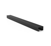 Passacavi in metallo, magnetico, 55 x 5 x 3,2 cm, nero