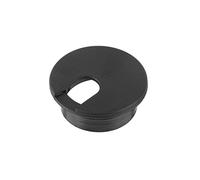 passacavi, Passacavo for computer da 35/50 mm, for scrivania e tavolo, for cavi, scatola portacavi, fibbia, portaoggetti ordinato(Black,35mm)