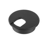 passacavi, Passacavo for computer da 35/50 mm, for scrivania e tavolo, for cavi, scatola portacavi, fibbia, portaoggetti ordinato(Black,50mm)
