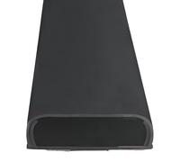 Passacavi Pavimento da 100 Cm, Canalina Passacavi Calpestabile Ad Alta Capacità, Canaline in Pvc Rigido, Nascondere I Cavi di Prolunga, Vano per Cavi 4,8 * 1,6 cm(Black)