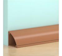 Passacavi Pavimento da 100 Cm, Canalina Passacavi Calpestabile Autoadesiva, Gestione Cavi per Casa, Ufficio o Ambienti Esterni, Previene Gli Inciampi(Brown,3 * 3cm/1.2 * 1.2in)