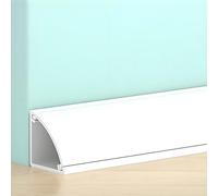 Passacavi Pavimento da 100 Cm, Canalina Passacavi Calpestabile Autoadesiva, Gestione Cavi per Casa, Ufficio o Ambienti Esterni, Previene Gli Inciampi(White,3 * 3cm/1.2 * 1.2in)