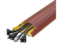 Passacavi Pavimento da 100 Cm, Canalina Passacavi Calpestabile Autoadesivo, Nasconde I Cavi di Prolunga, Previene Gli Inciampi, Gestione Dei Cavi per Casa/Ufficio(Red,4.7 * 1.3cm/1.9 * 0.51in)