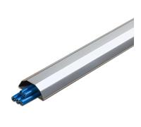 Passacavi Pavimento in acciaio Inossidabile per Pavimento/Parete, Prevengono Gli Inciampi, Canalina Calpestabile con Nastro Adesivo per Casa, Ufficio e Magazzino(White)
