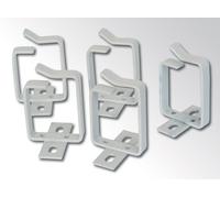 PASSACAVI PER ARMADI RACK 100X45 MM. CONFEZIONE 10 PEZZI - COLORE GRIGIO RAL 703