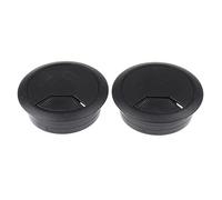 Passacavi Scrivania Metallo 2 Pezzi 50 Mm Computer Scrivania Grommet Tavolo Tappo Copertura Foro Uscita Cavo Filo Plastica Progettato(B)