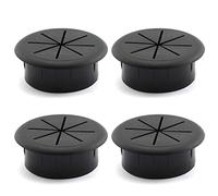Passacavi Scrivania Metallo 4pcs Coperchio del foro cavo di gommone adatto for ufficio Pc Copertura da scrivania