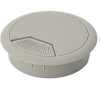 Passacavi Scrivania Passacavo for Cavo Da Scrivania 1/2/5/10 Pezzi 35/50/53/60/80mm Del Computer Tavolo In Plastica for Cavalcavia Copertura Ordinata for Tappo Foro(Gray 50mm,2pcs)
