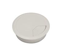 Passacavi Scrivania,Tappo Scrivania Passacavi 2pcs Coperchio Del Foro Cavo Tavolo Da Scrivania 60 / 80mm Pc Computer Filo Rotondo Tidy Gommet Line Box Chiusura For Cavi(Gray,60mm)