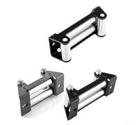 Passacavo a rullo per verricello, guida per cavi a 4 vie per Jeep Truck UTV Off-Road Reco-very, Hea-vy Duty Steel Rope Prote-ctor per prevenire l'usura (15,2 cm)
