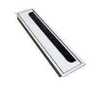 Passacavo da Scrivania Passacavo Rettangolare in Alluminio for Tavolo da scrivania, passacavo for Cavo, Hardware for Ufficio con Dimensioni Multiple Passacavi da Tavolo (Color : 280x80mm)