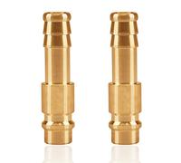 Passacavo di accoppiamento ad aria compressa da 2 pezzi 9mm ottone DN9 spina di accoppiamento raccordo per tubo raccordo per tubo connettore per tubo connettore filettato