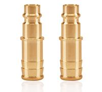 Passacavo di accoppiamento aria compressa 2 pezzi 9 mm ottone DN13 tappo di accoppiamento raccordo per tubo raccordo per tubo raccordo per tubo connettore per valvola connettore filettato