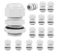 Passacavo M20, 15 pezzi, passacavo impermeabile Ip68 Pg, passacavo per esterni da giardino, scatola di derivazione, passacavi in plastica nylon