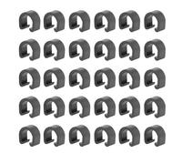passacavo telaio bici Fibbie tipo C for bicicletta Linea freno in plastica Cavi cambio Guida C-Clip Morsetto a scatto a forma di U Accessorio for(30Pcs)